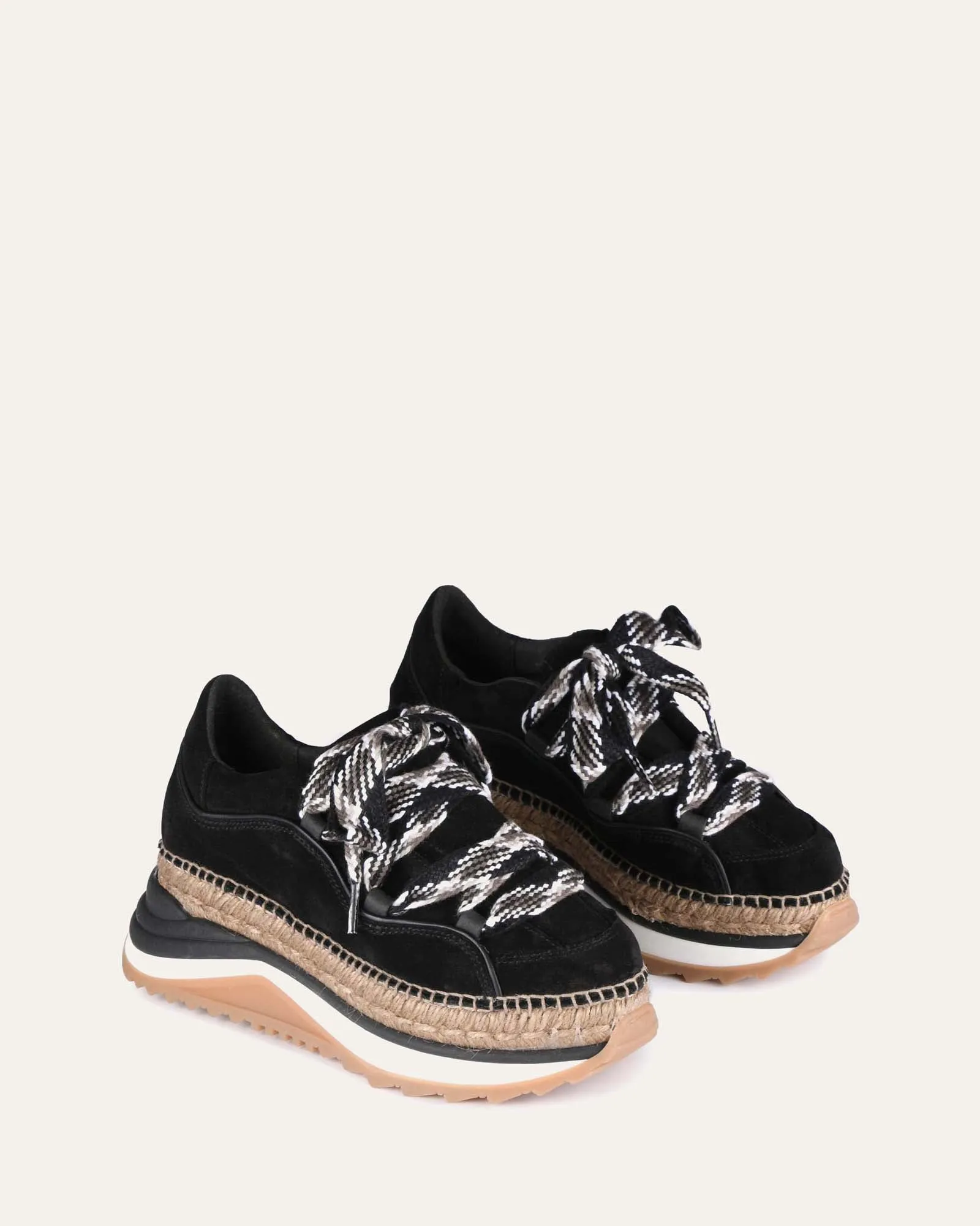 ADELA SNEAKERS BLACK SUEDE