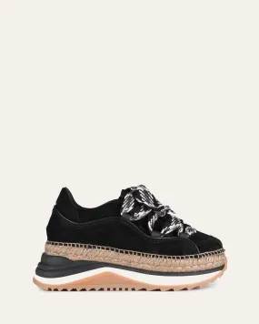 ADELA SNEAKERS BLACK SUEDE