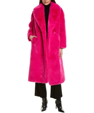 Adrienne Landau Ruby Reversible Coat