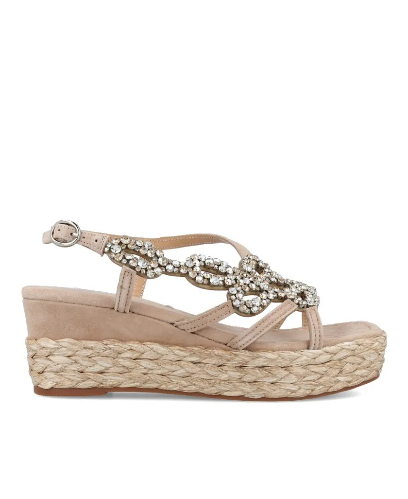 Alma en Pena AP-574 Sandals with rhinestones