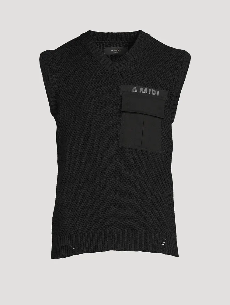 AMIRI Military Sweater Vest