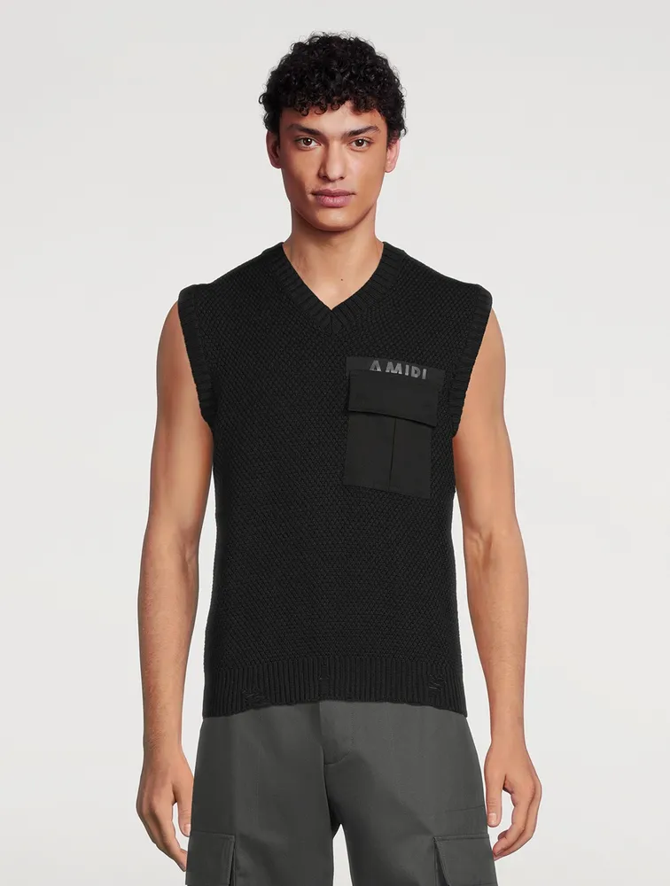 AMIRI Military Sweater Vest