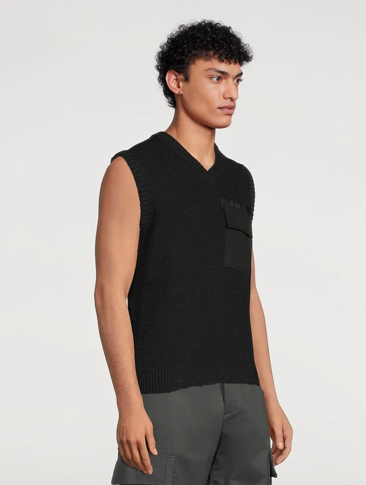 AMIRI Military Sweater Vest