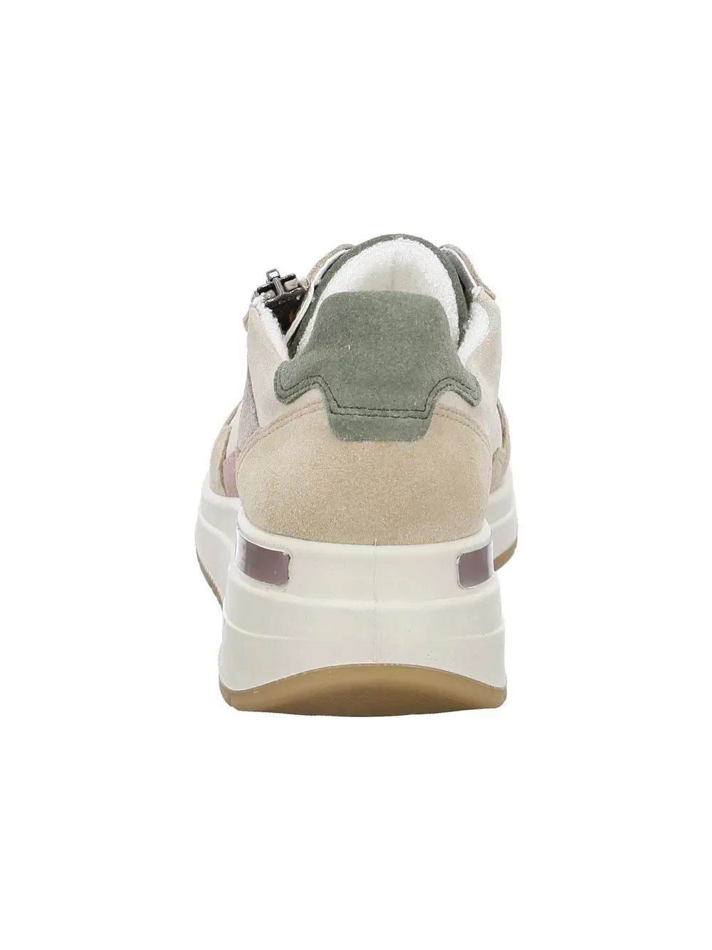 Ara Women's Gardenia Sneaker Sand, Shell, Moon, Rose, Thyme Suede