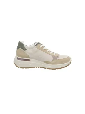 Ara Women's Gardenia Sneaker Sand, Shell, Moon, Rose, Thyme Suede