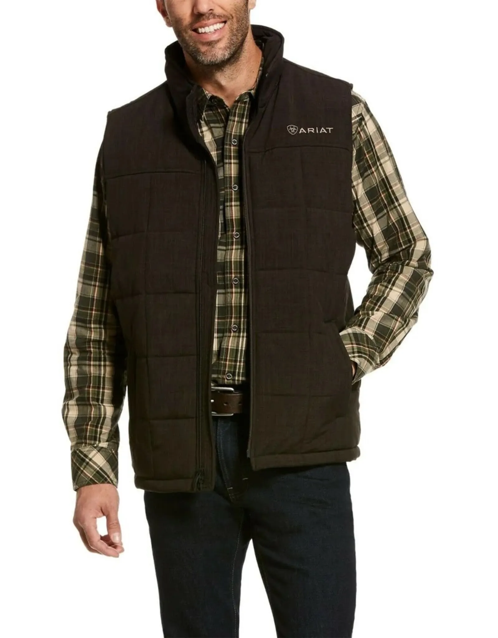 Ariat Mens Espresso Crius Concealed Carry Vest