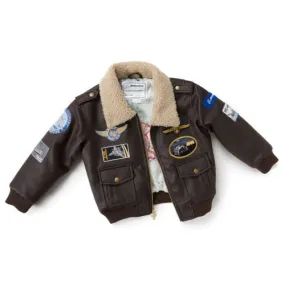 Boeing Fleece Collar Kids Flying Jacket