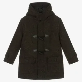 Boys Dark Grey Duffle Coat