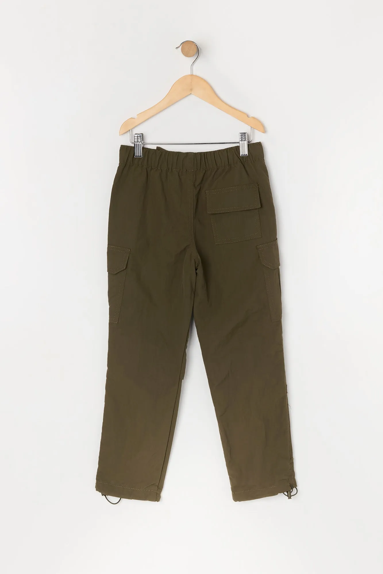 Boys Nylon Parachute Cargo Pant