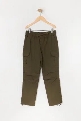 Boys Nylon Parachute Cargo Pant