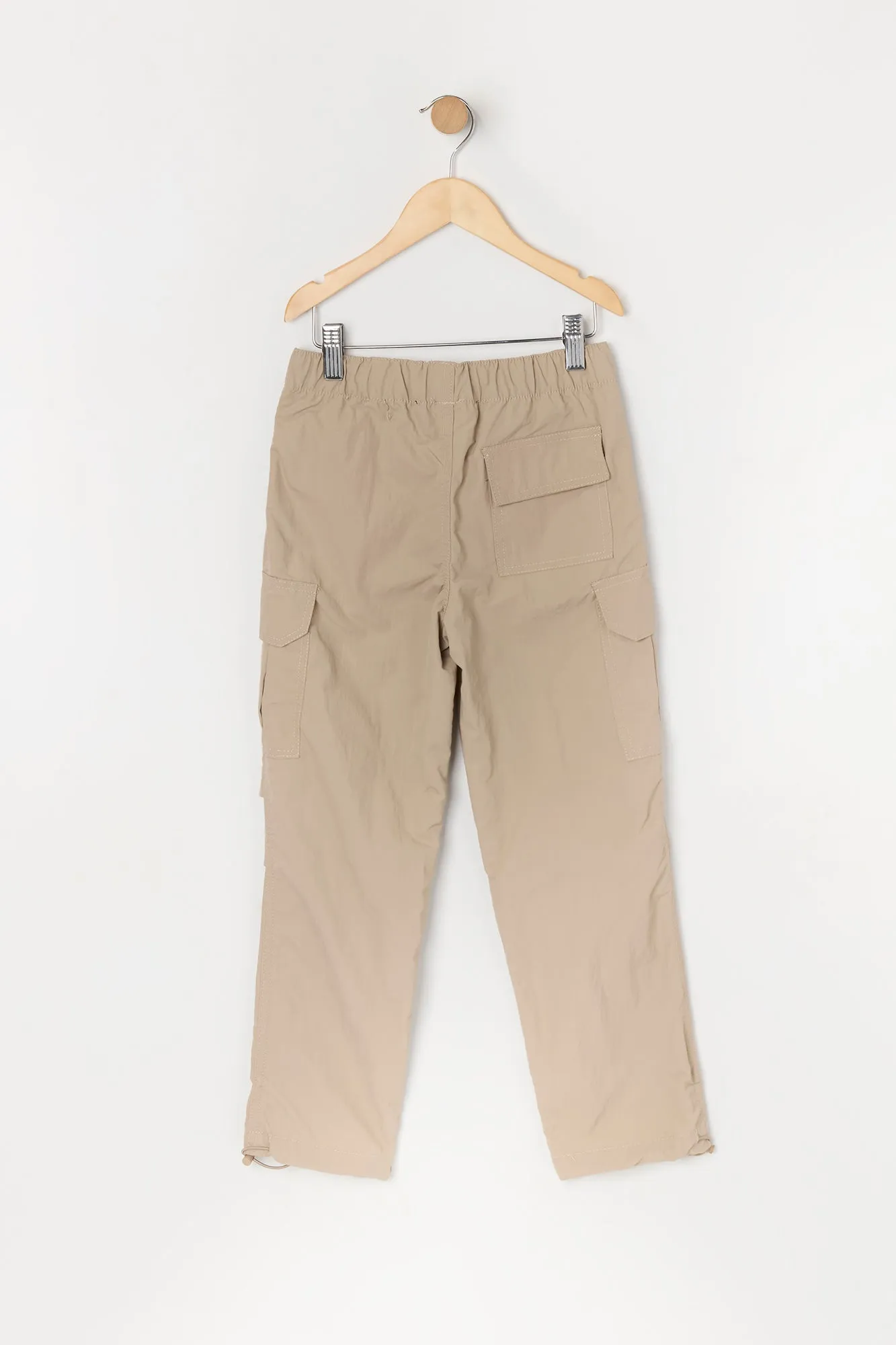 Boys Nylon Parachute Cargo Pant