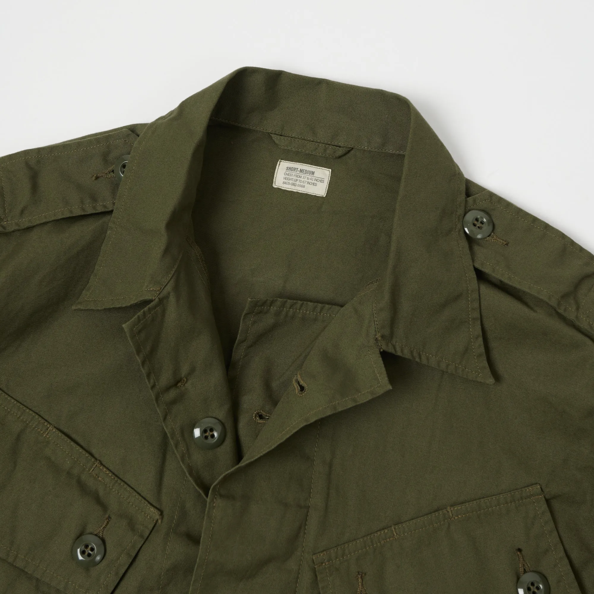 Buzz Rickson's BR12247 Tropical Combat Coat - Olive