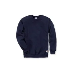 Carhartt Work Sweater Crewneck Midweight K124 - Navy