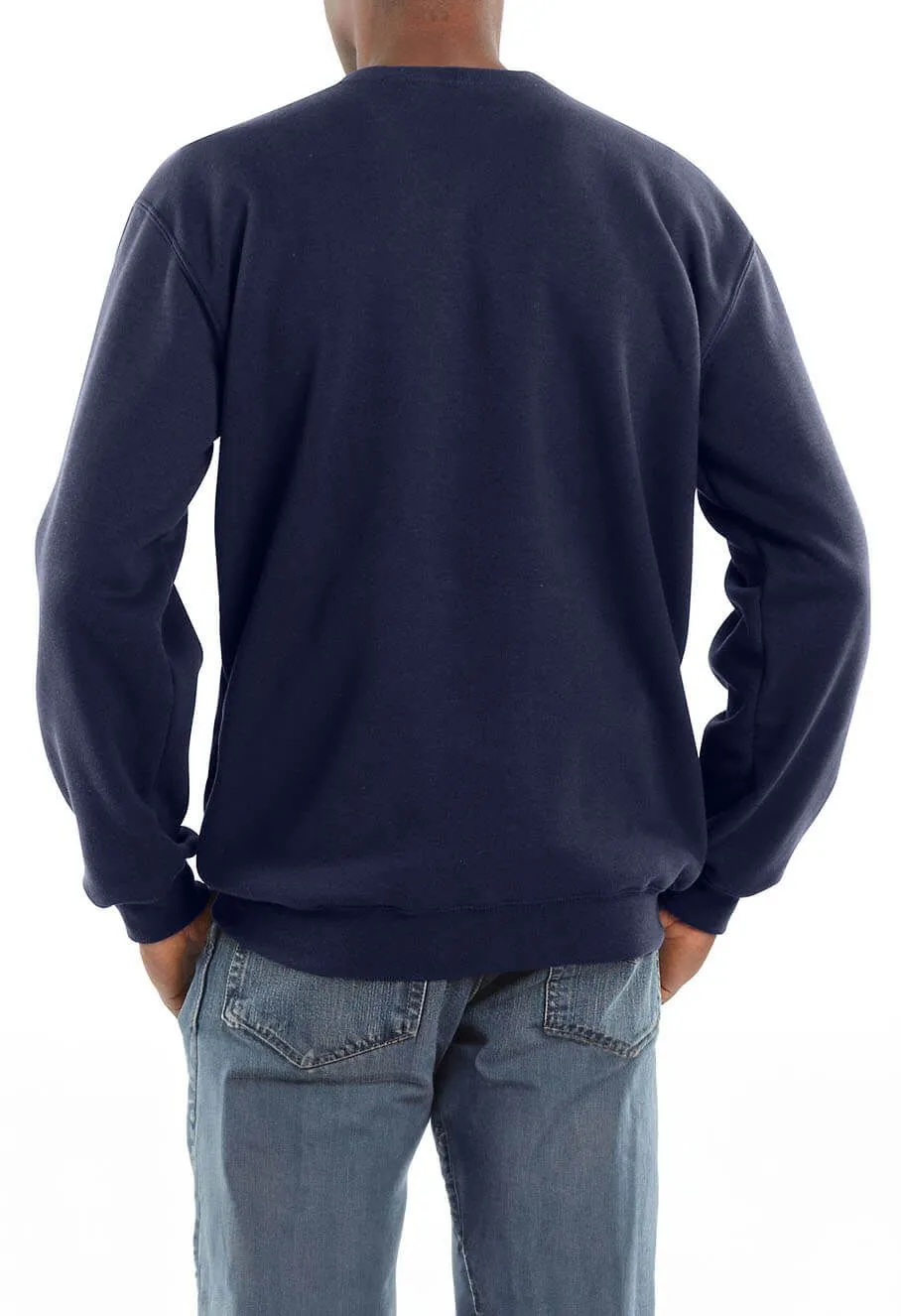 Carhartt Work Sweater Crewneck Midweight K124 - Navy