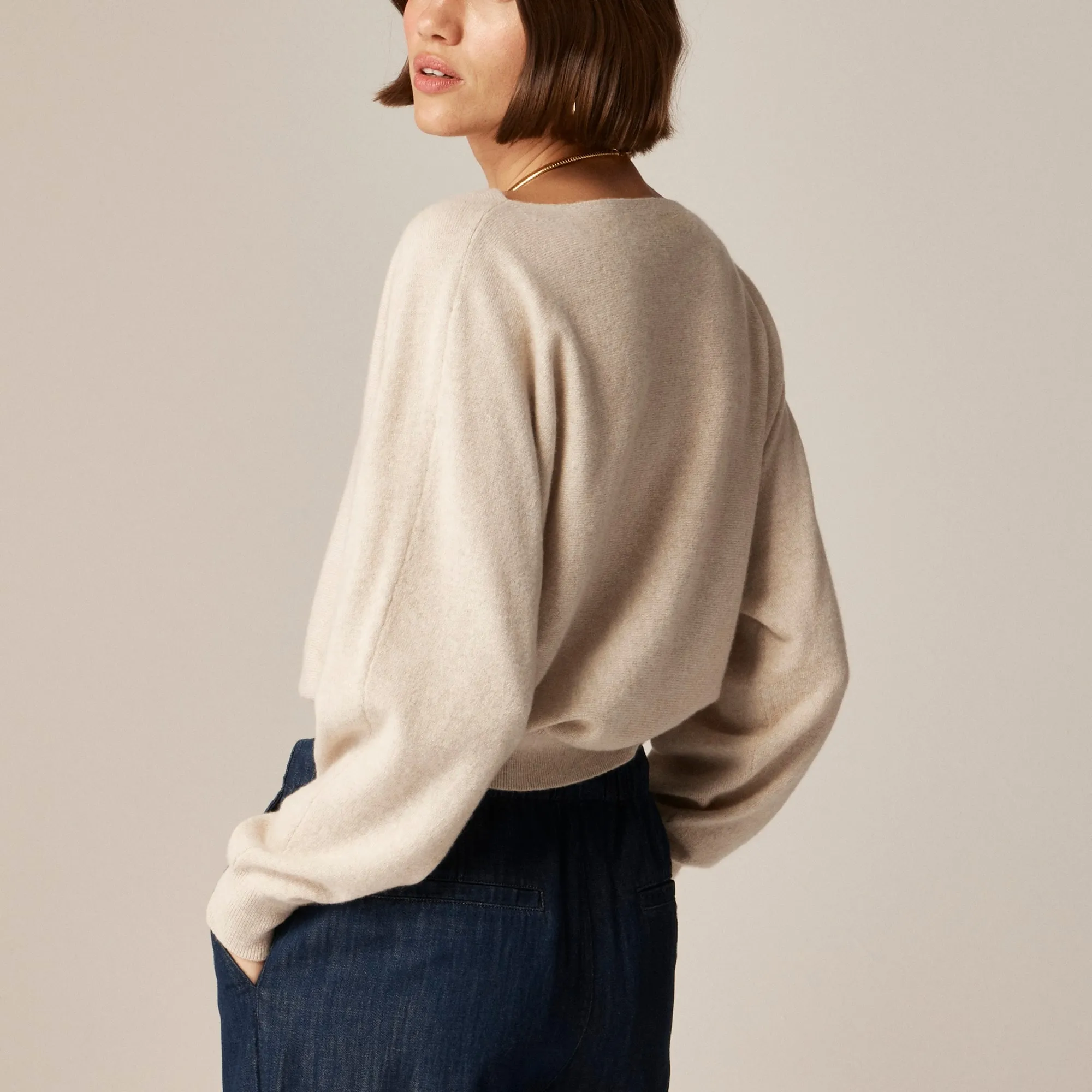 Cashmere boatneck sweater