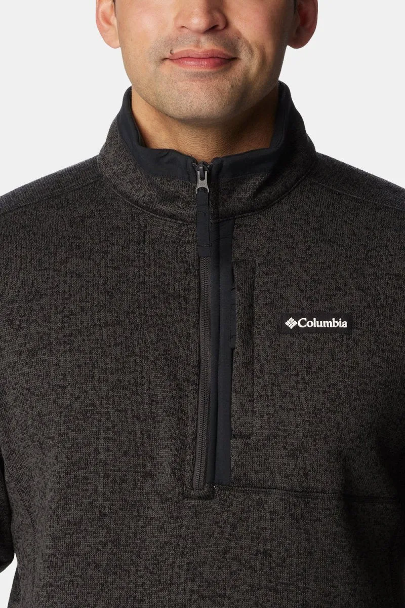 Columbia Sweater Weather Half Zip (Black Heather/Black)