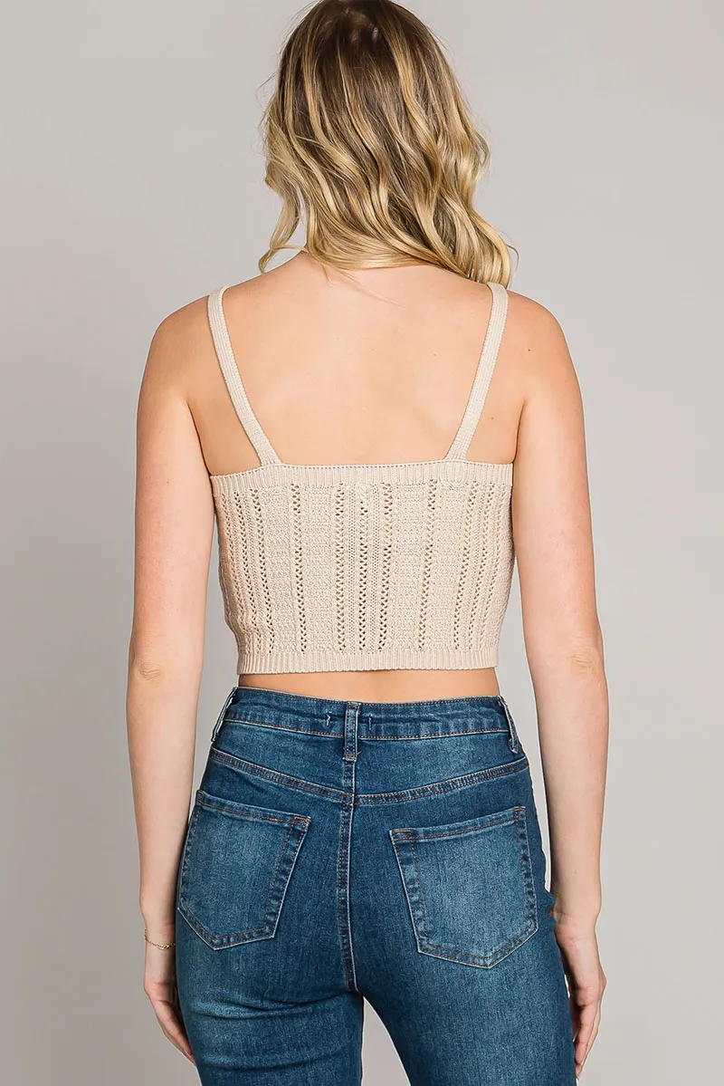 CROCHET SWEATER TANK