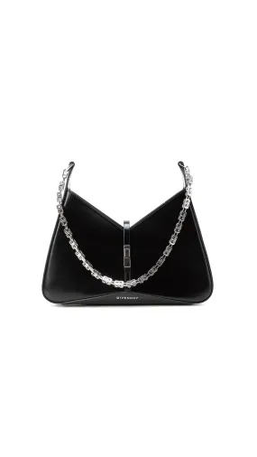 Cut Out Zipped Bag - Black