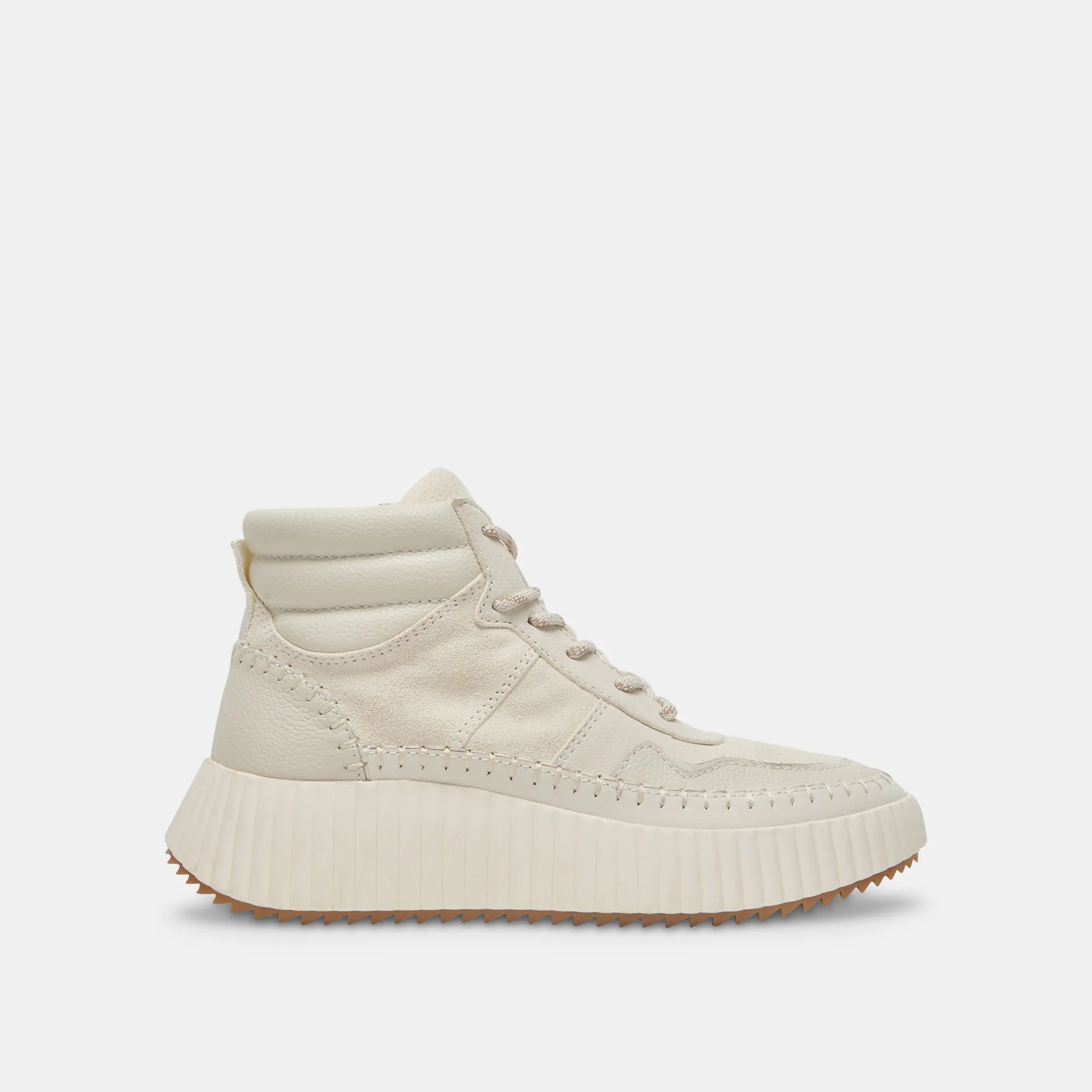 DALEY SNEAKERS OFF WHITE SUEDE - re:vita