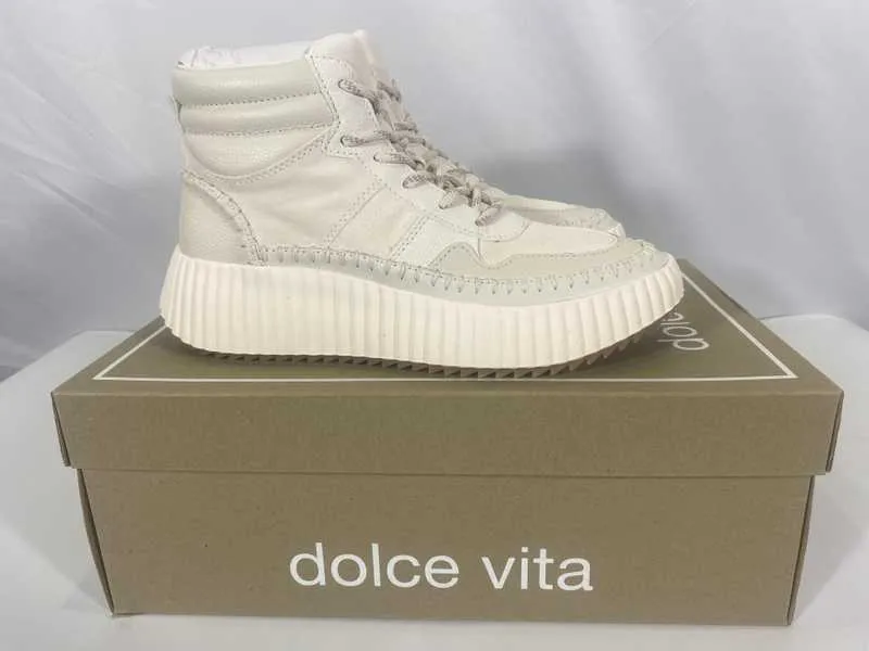 DALEY SNEAKERS OFF WHITE SUEDE - re:vita