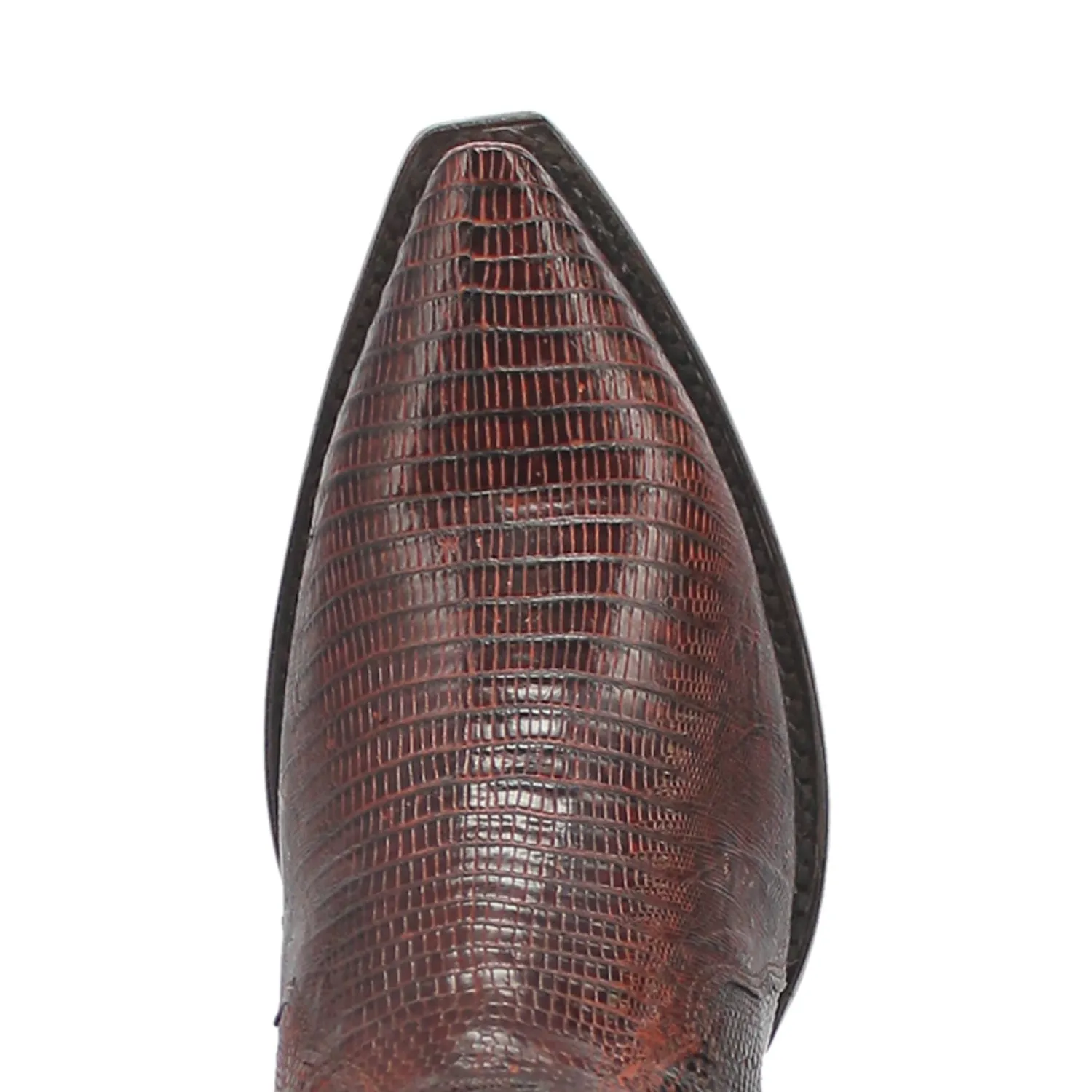 Dan Post Mens Hearst Cognac Lizard Skin Cowboy Boots