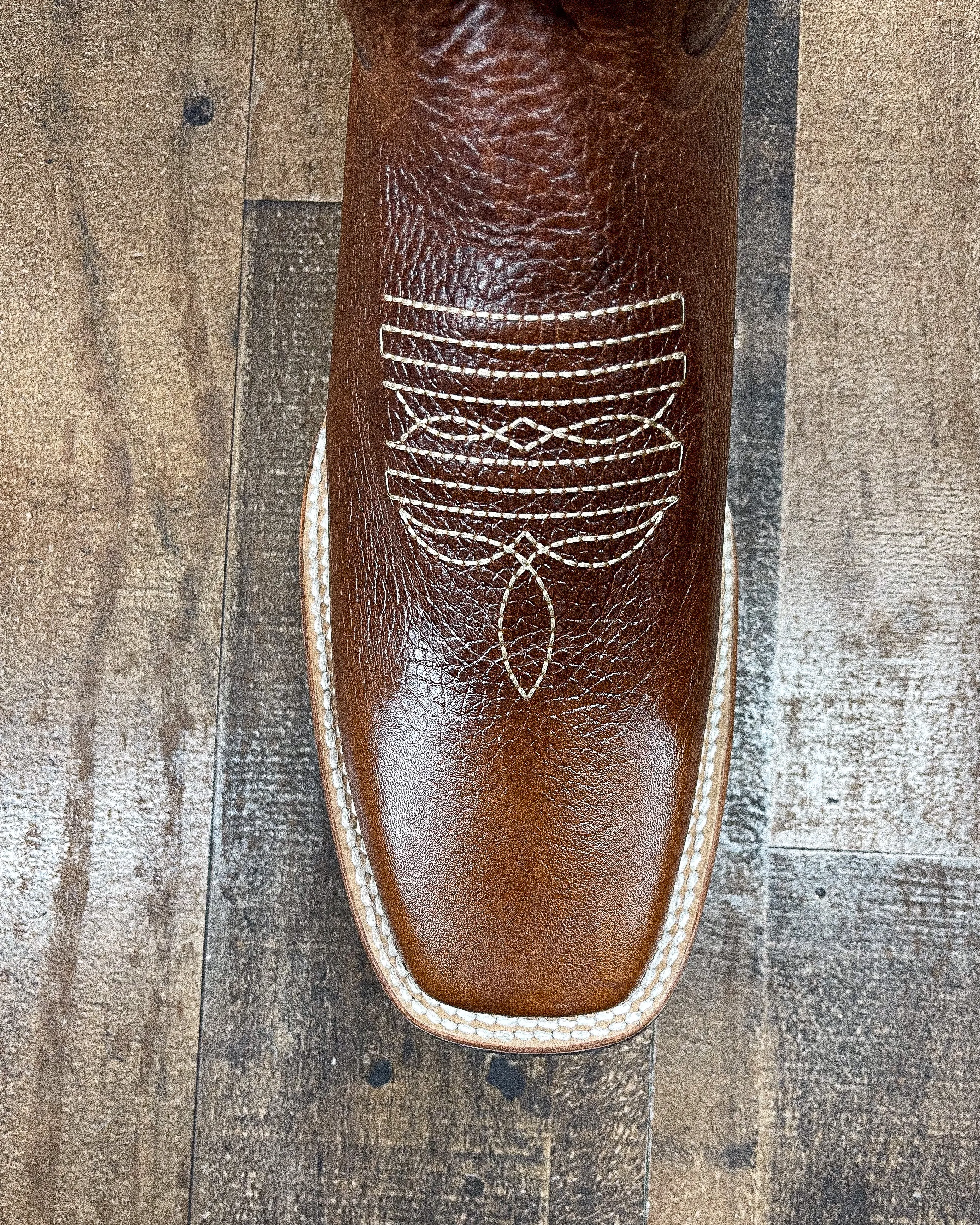 DARTANIAN COGNAC | MEN SQUARE TOE COWBOY BOOTS