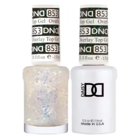 DND Duo Matching Color - OVERLAY GLITTER TOP GELS Collection - 853