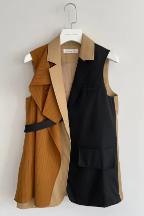 Drape Combo Gilet Khaki