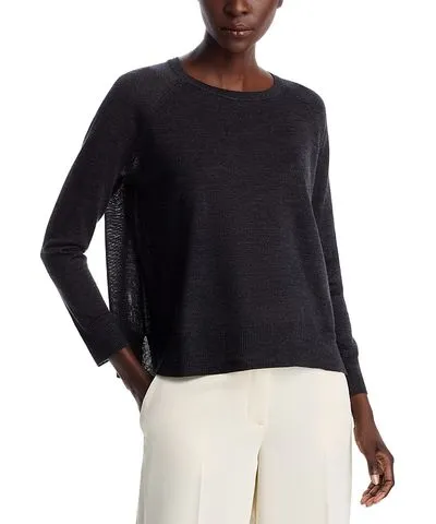 Eileen Fisher Raglan Sleeve Crewneck Sweater