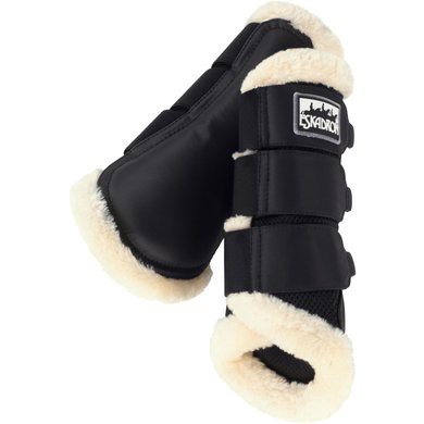 Eskadron Soft mesh tendon boots Faux Fur Black