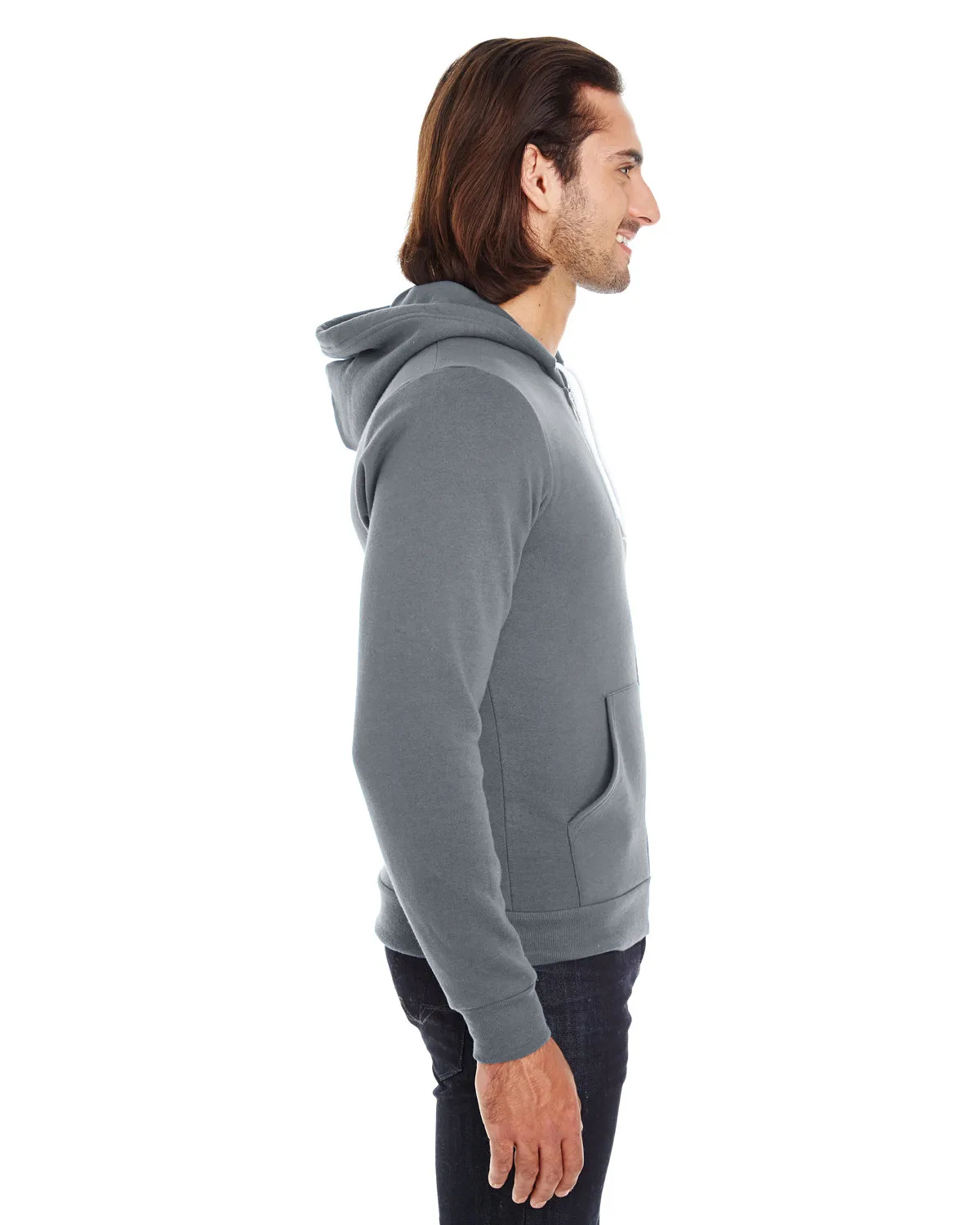 F497 American Apparel Flex Fleece Zip Hoody SKU: F497