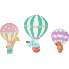 Fantasy Fields by Teamson Kids Hot Air Balloons Set of 3 Peg hooks