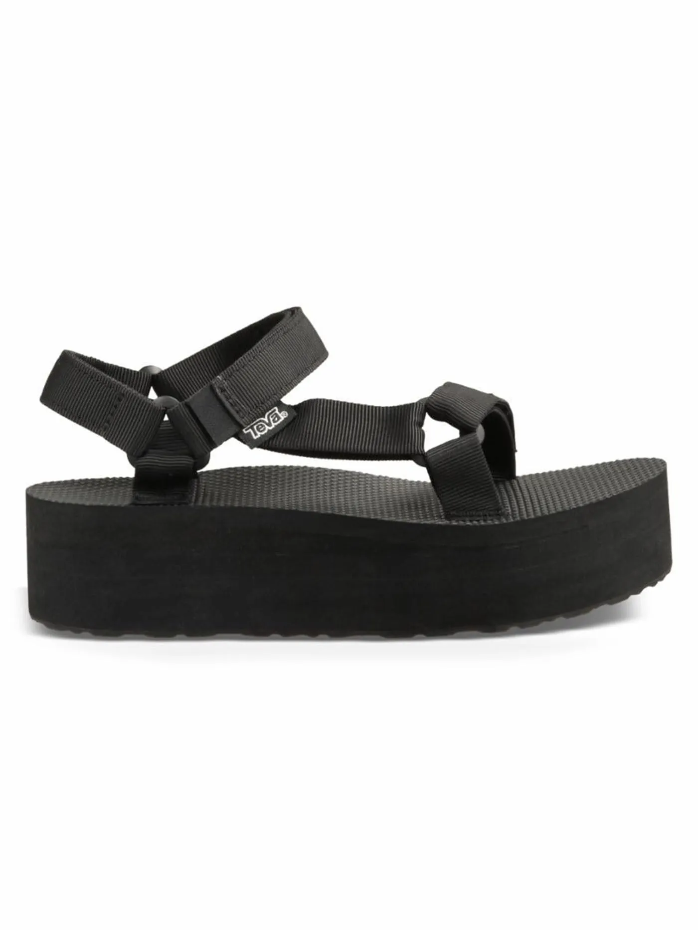 Flatform Universal Black Sandals