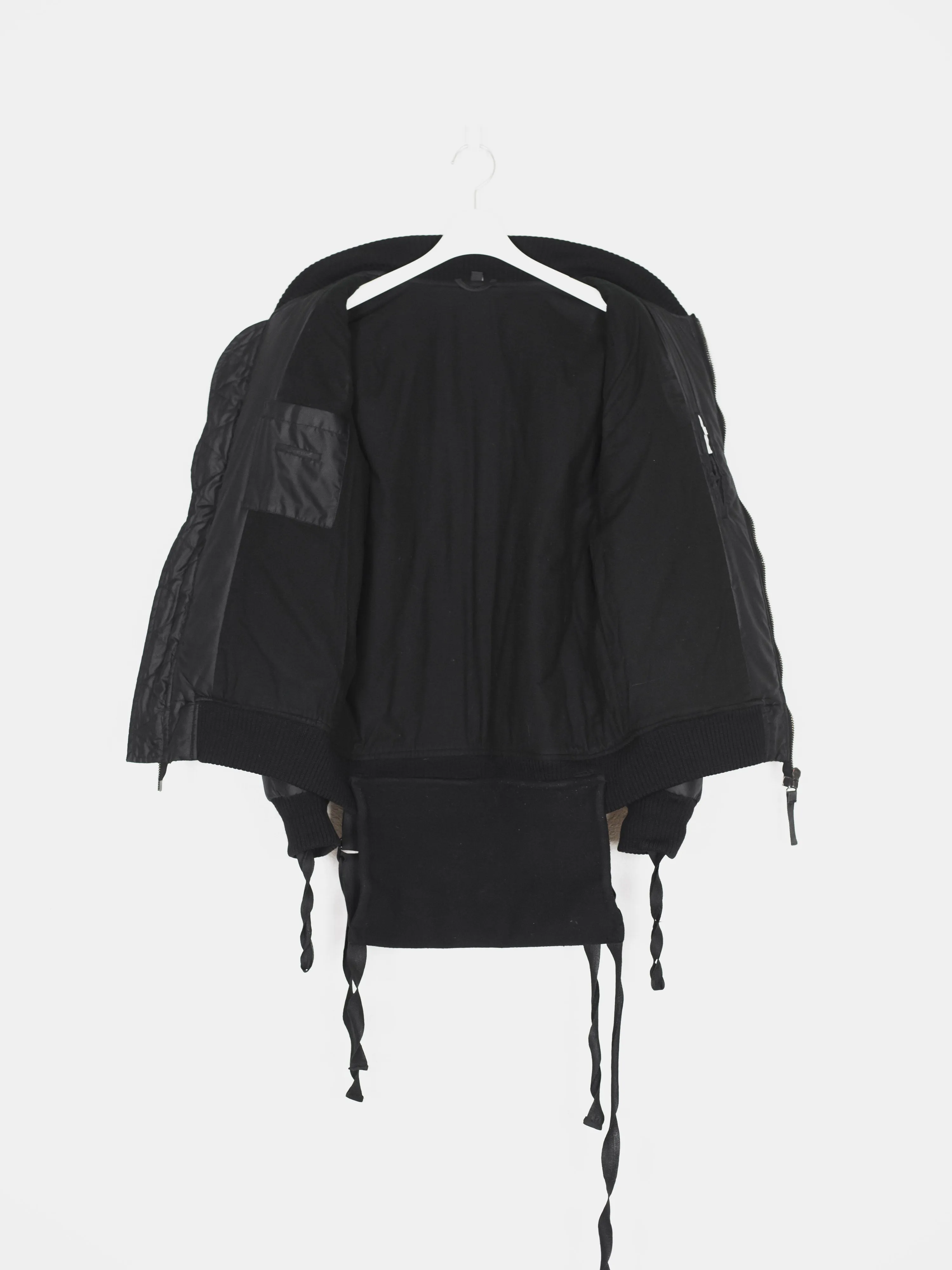 Helmut Lang AW03 Bondage Strap Four Pocket MA-1 Bomber