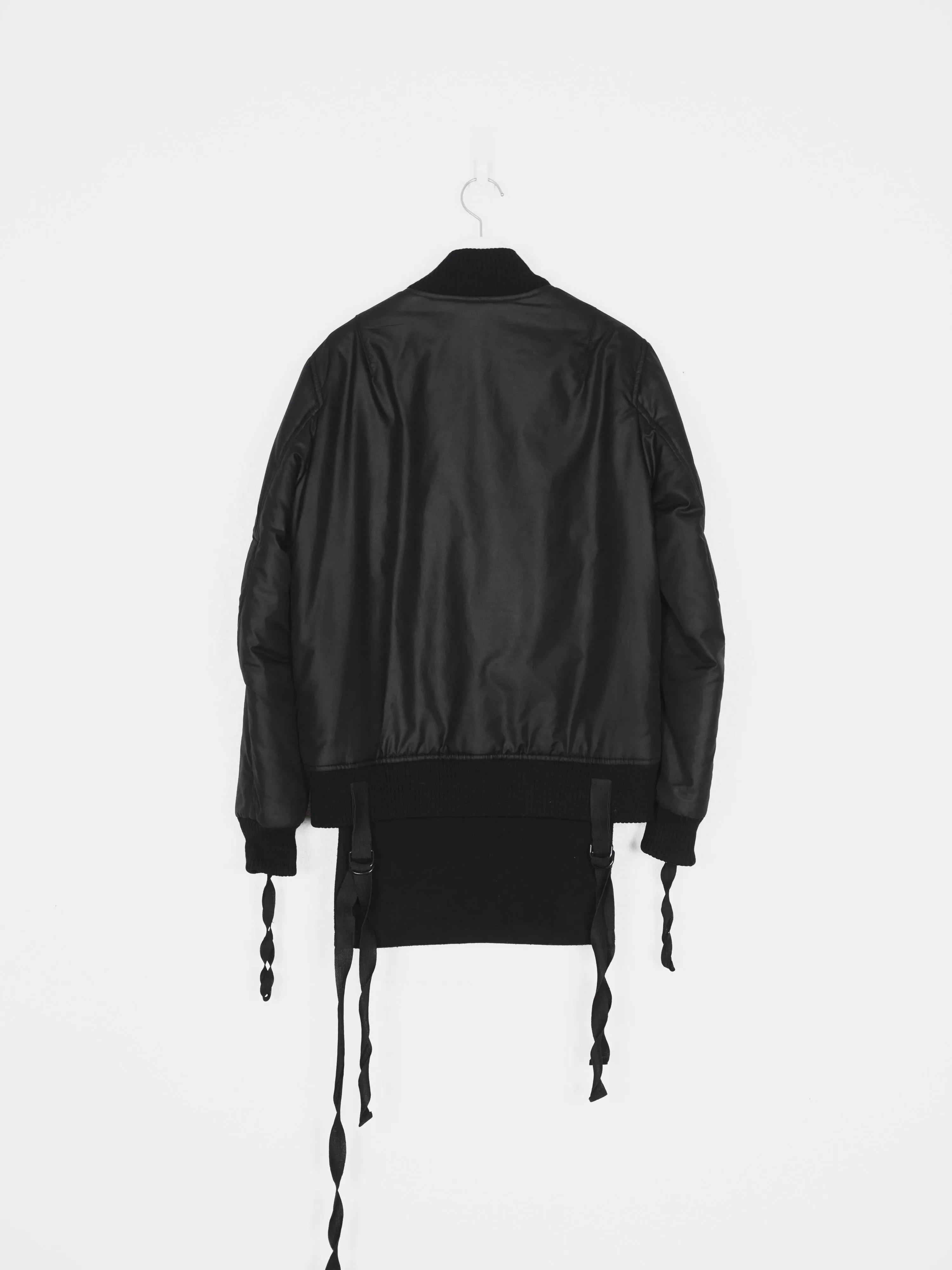 Helmut Lang AW03 Bondage Strap Four Pocket MA-1 Bomber