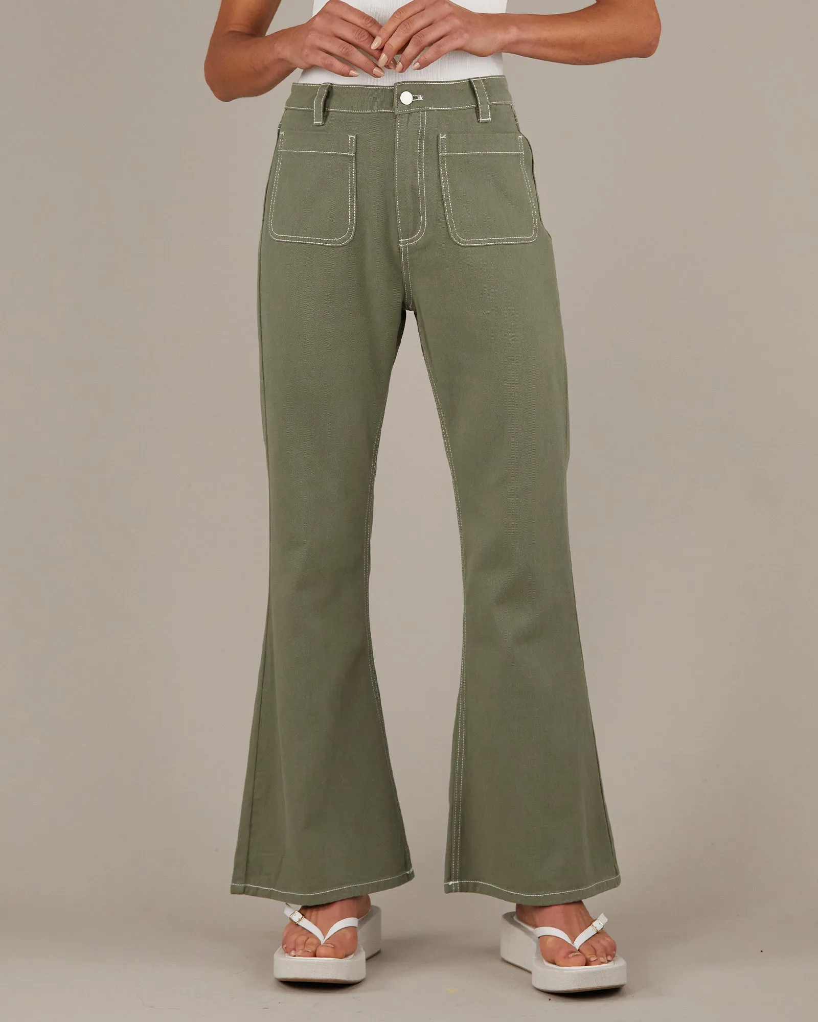 Hexham Drill Pant - Sage