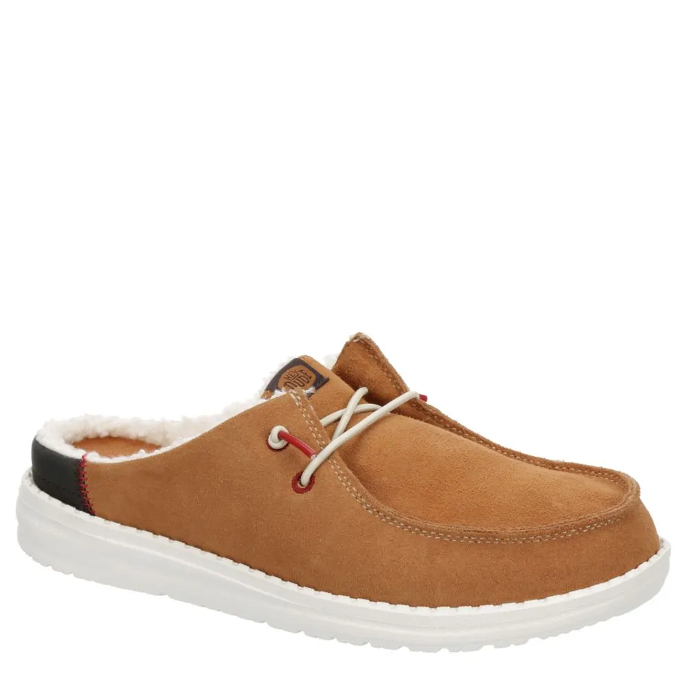 HEYDUDE  WOMENS WENDY SLIP WARMTH MULE SNEAKER