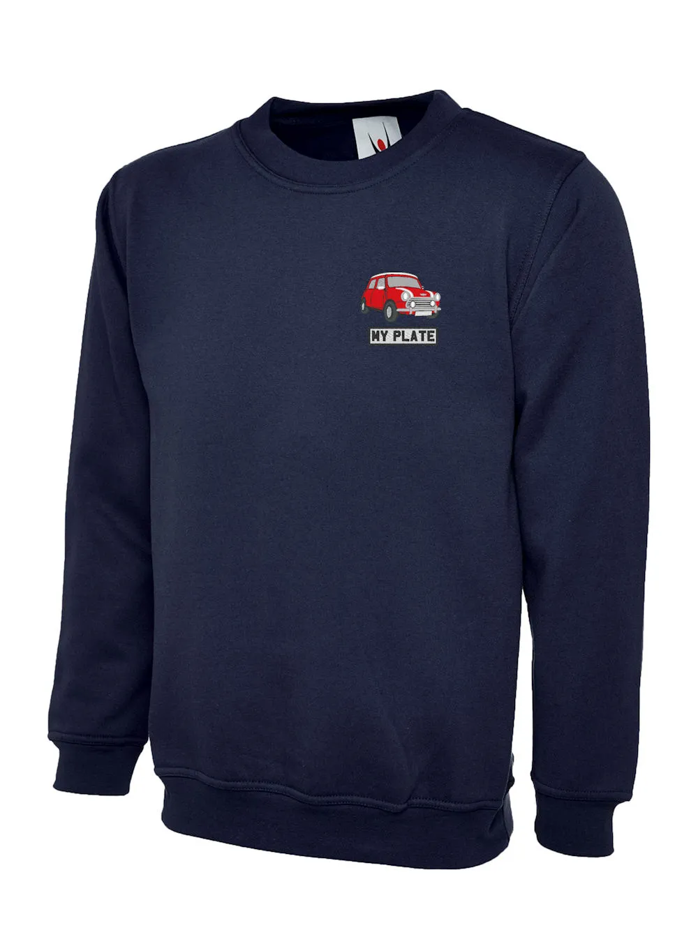 Hoody/Zipped/Hoody/Sweatshirt/1/4 Zip with your car & plate