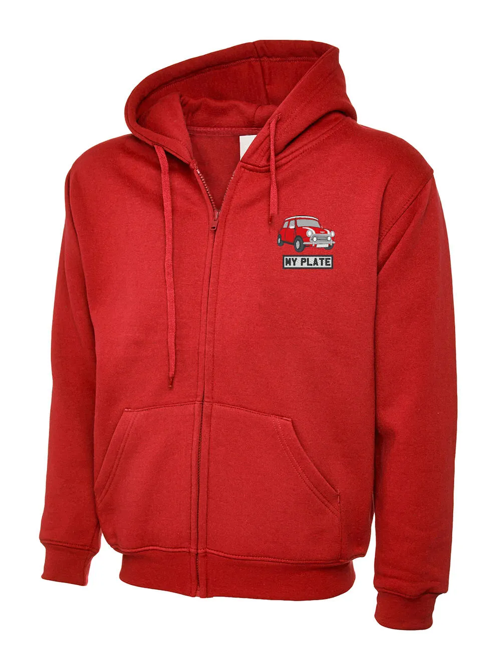 Hoody/Zipped/Hoody/Sweatshirt/1/4 Zip with your car & plate