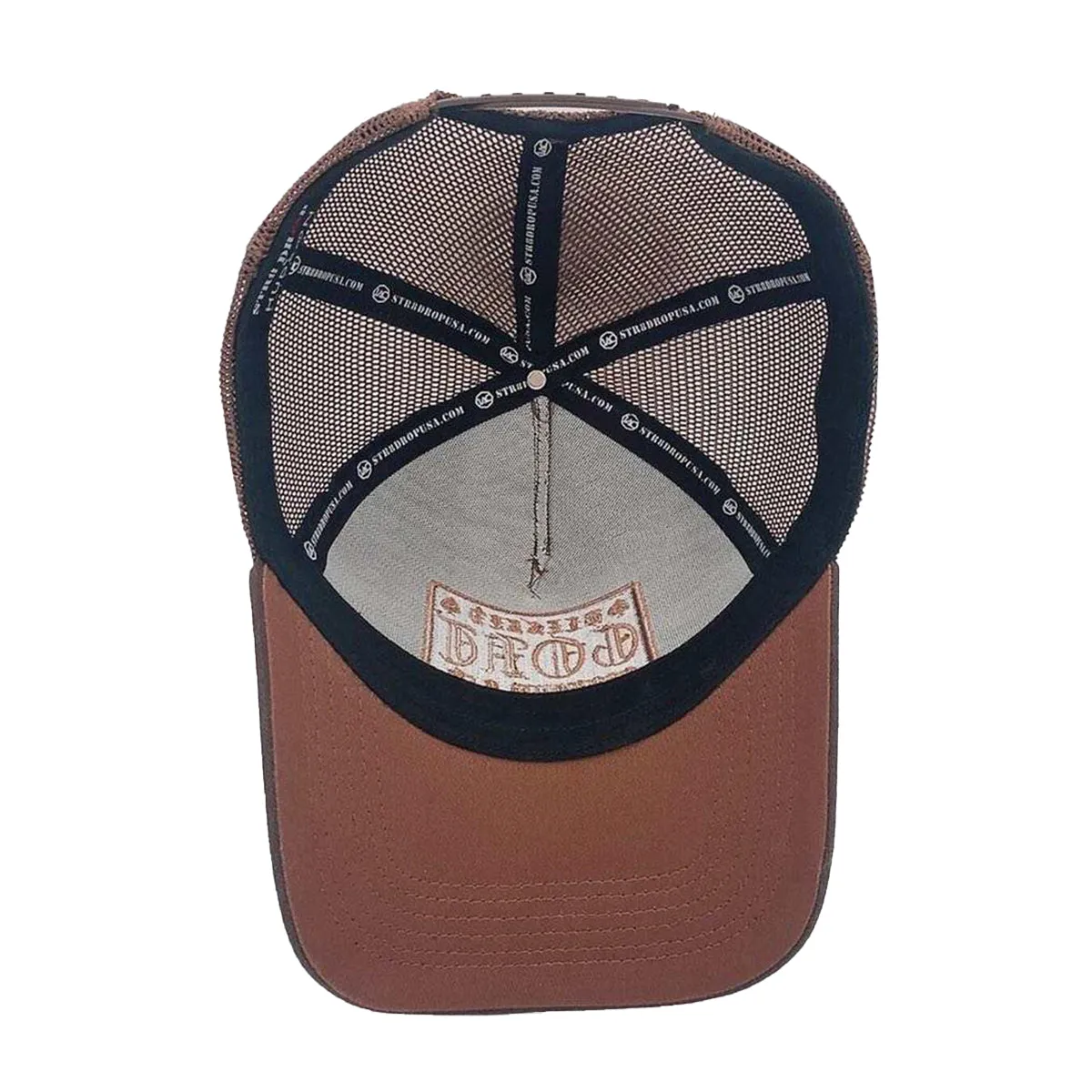 Hudson Outerwear Goat Unisex Trucker Hat 457-BRN Brown