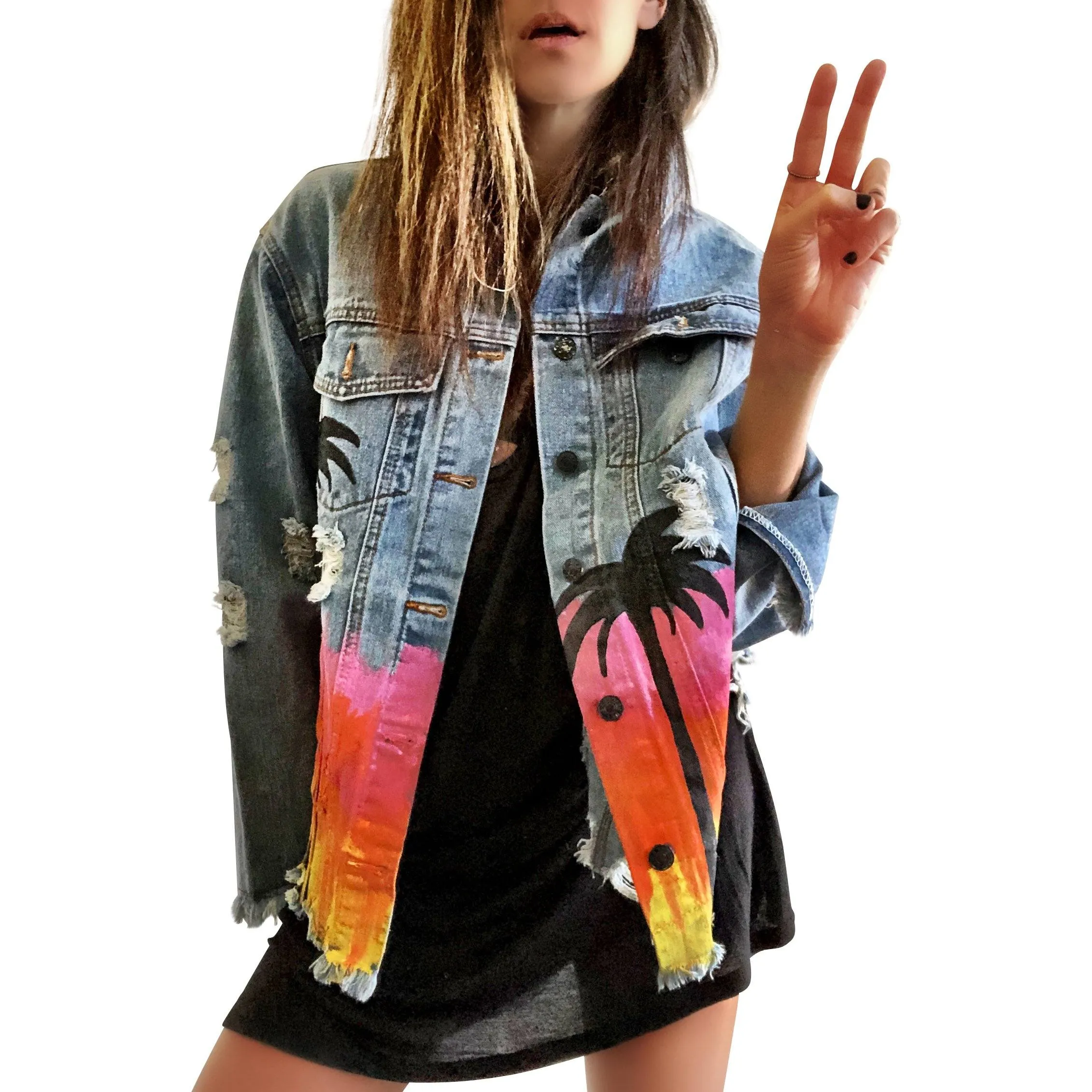 In-Stock 'FESTIVAL FUN' DENIM JACKET