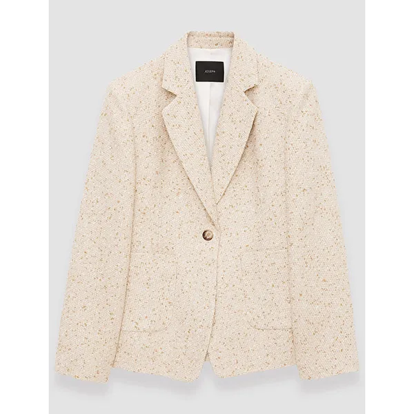 JOSEPH Glenview Jacket Ivory/Clay