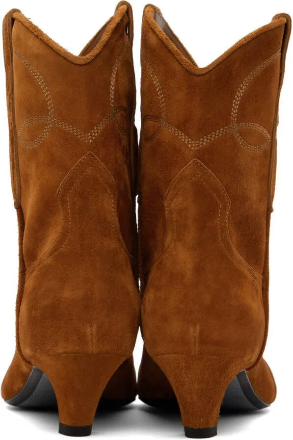 KHAITE Tan Dallas Boots