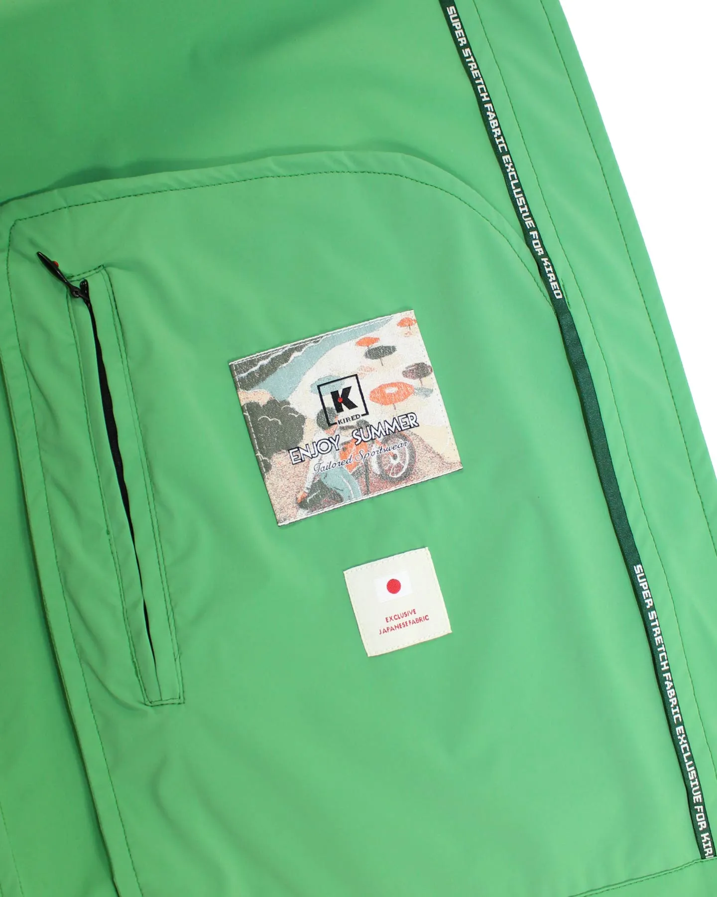 Kired Kiton Jacket Green Rain Coat EU 46 / XS SALE