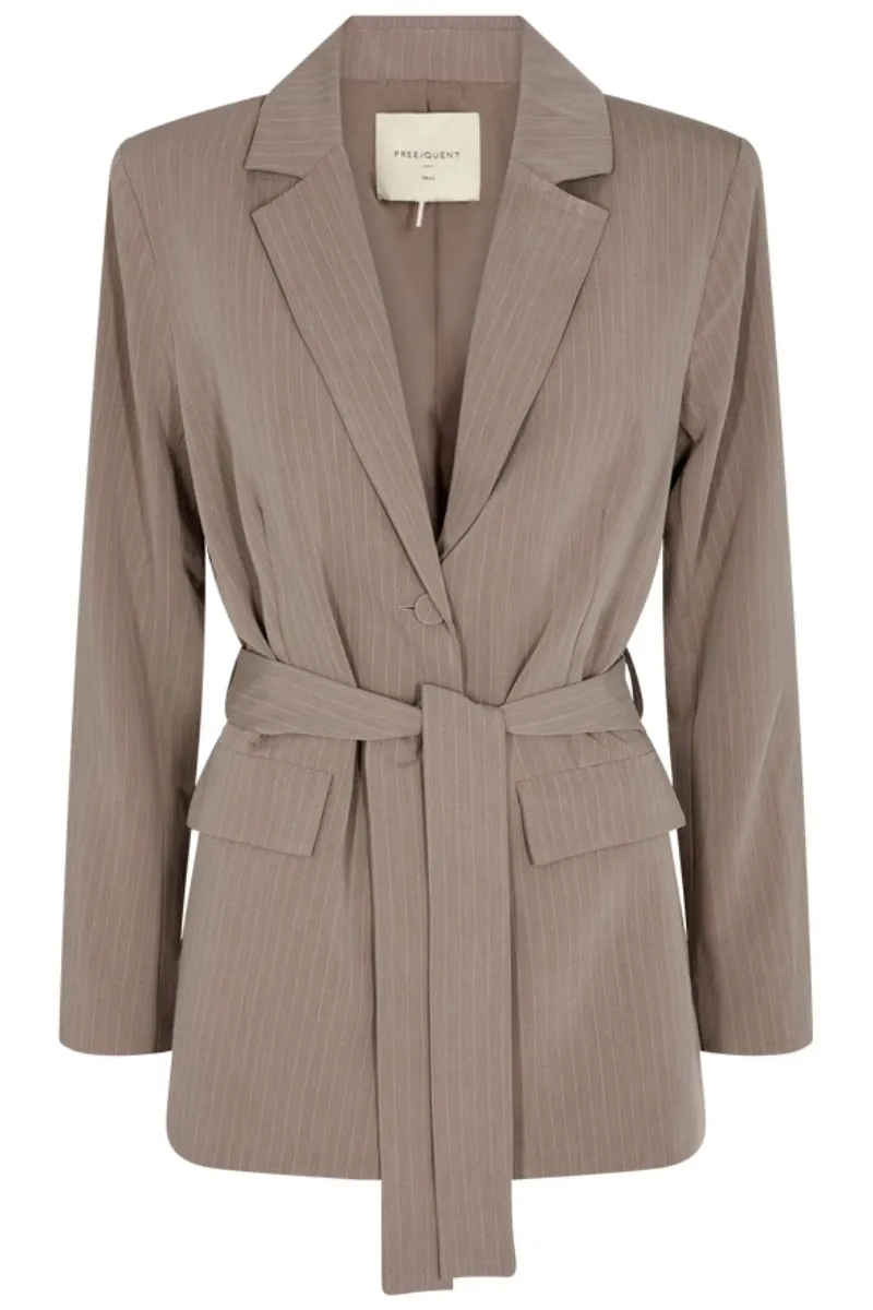 Kittay Jacket | Desert Taupe Melange | Blazer fra Freequent