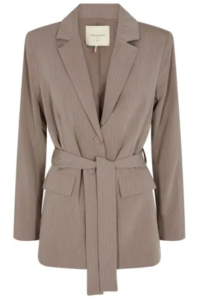 Kittay Jacket | Desert Taupe Melange | Blazer fra Freequent