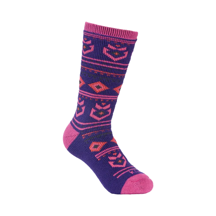 Kombi Violet Indigo Children's Getaway Sock