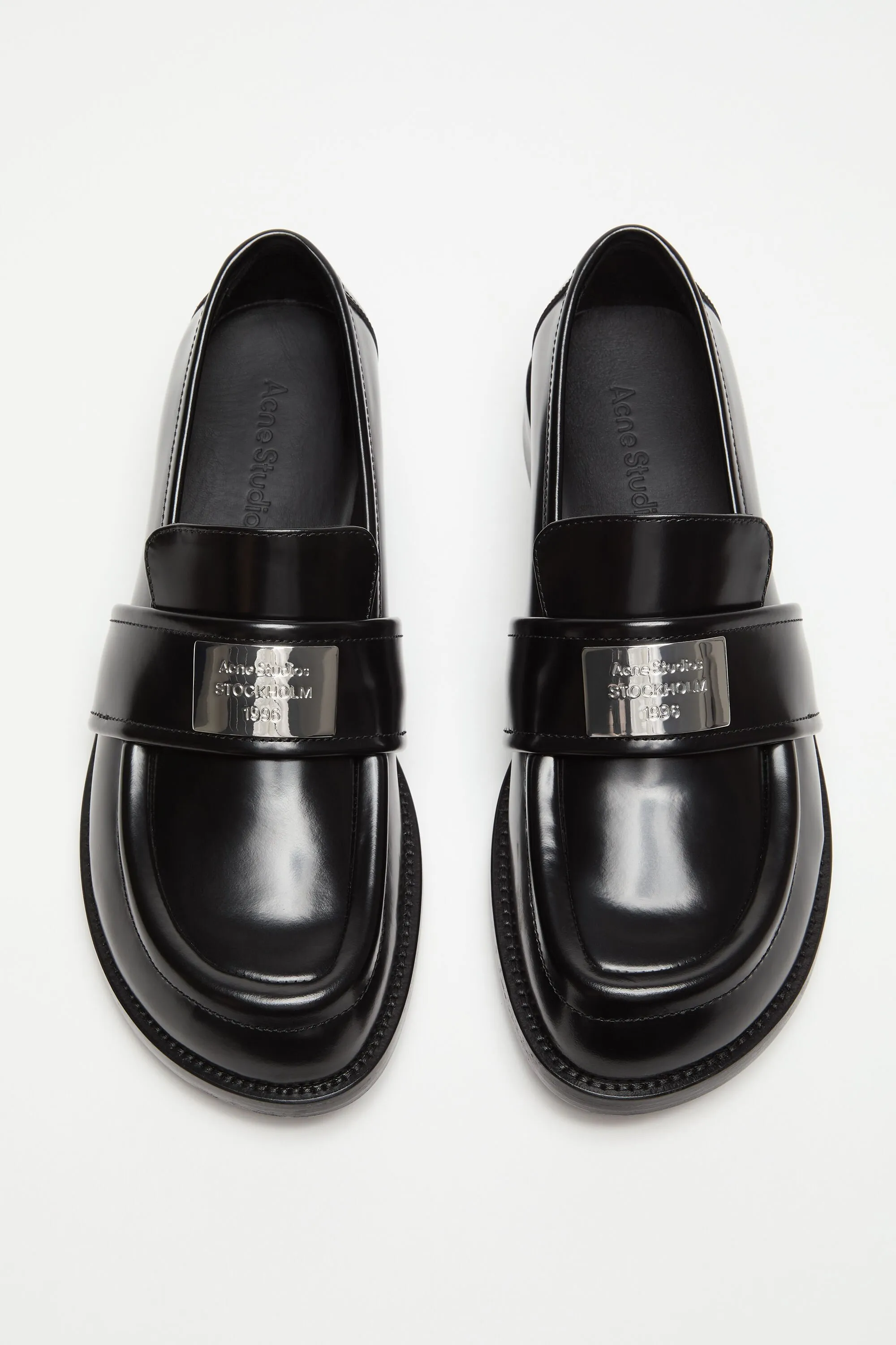 Leather loafers