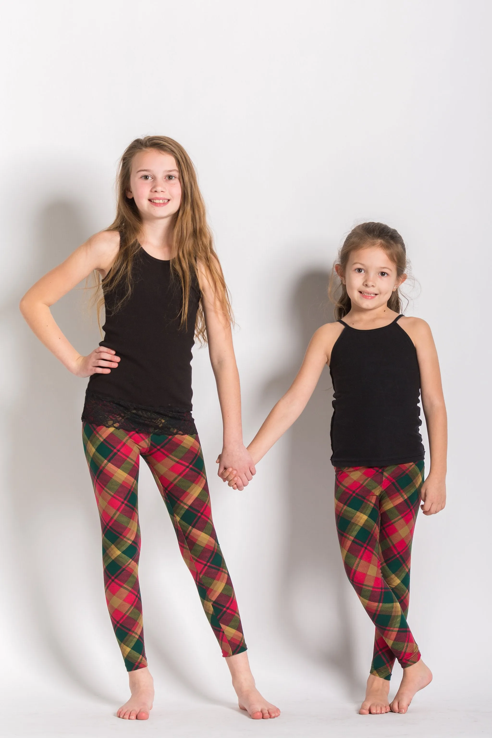 Legging + Headband + Scrunchie Gift Bundle // Maple Leaf Tartan