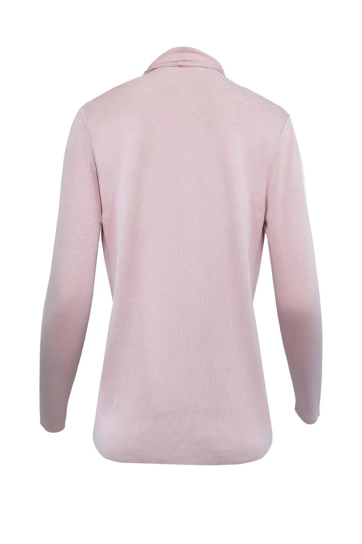 Light Plum Knitted Long Sleeve Outerware